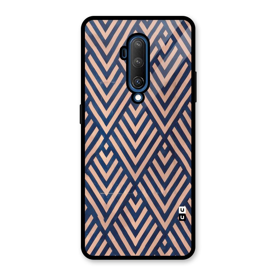 Blue Peach Glass Back Case for OnePlus 7T Pro