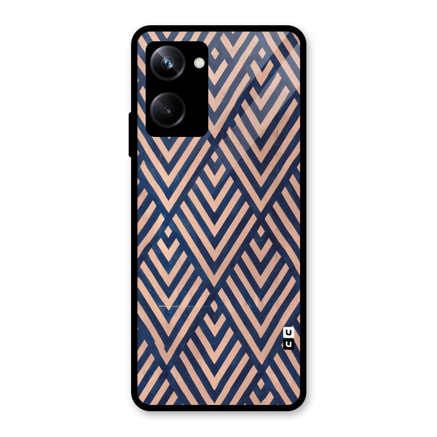 Blue Peach Glass Back Case for Realme 10 Pro