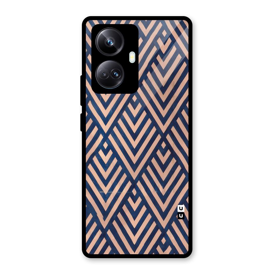 Blue Peach Glass Back Case for Realme 10 Pro Plus