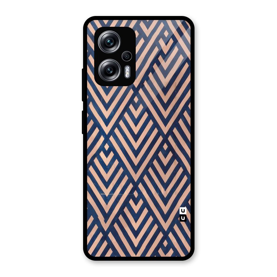 Blue Peach Glass Back Case for Redmi K50i
