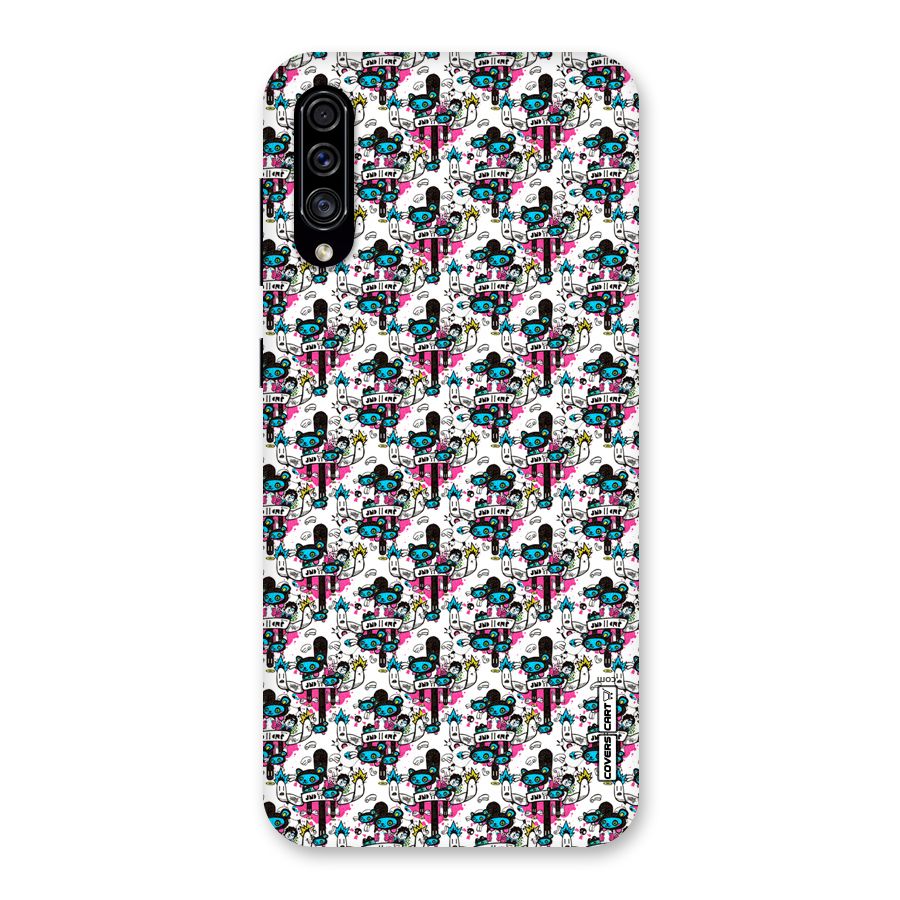 Blue Pink Pattern Back Case for Galaxy A30s