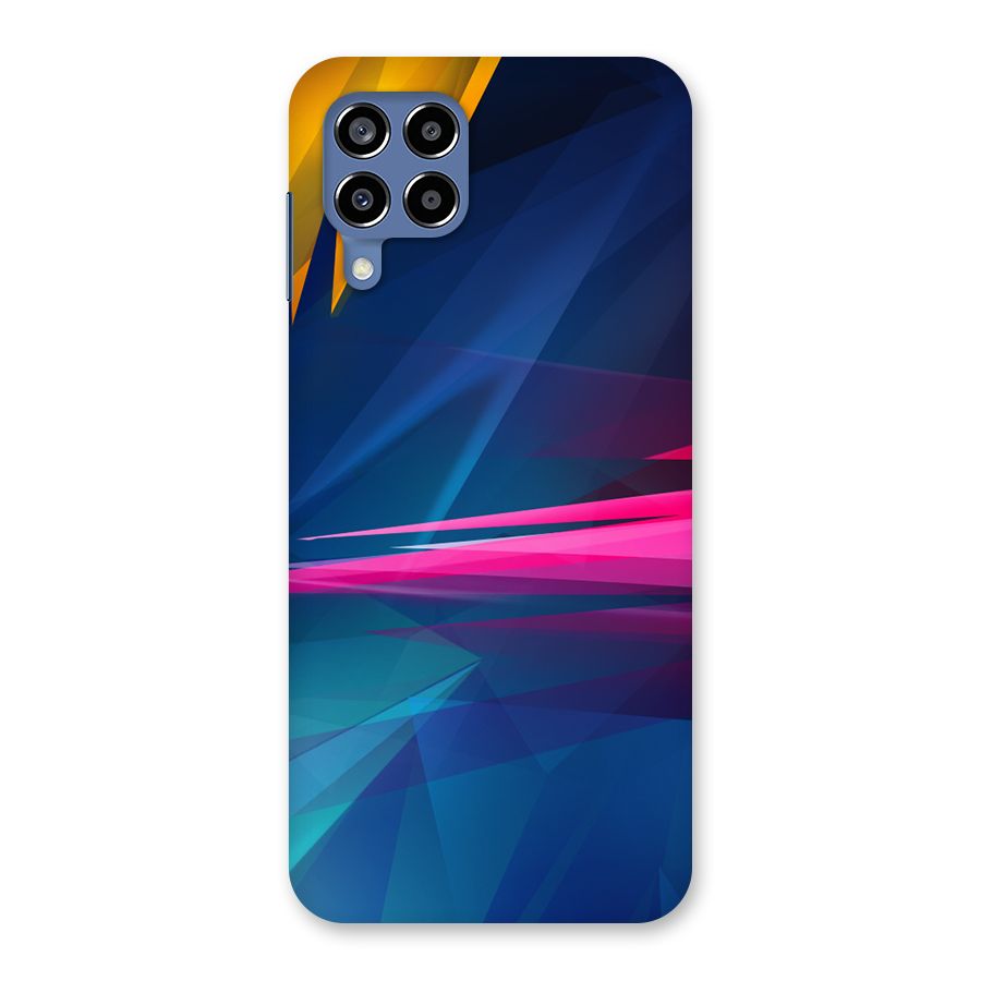 Blue Red Abstract Back Case for Galaxy M53 5G