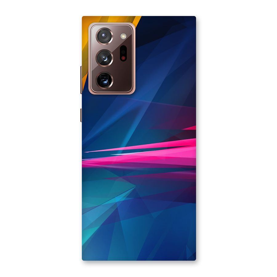 Blue Red Abstract Back Case for Galaxy Note 20 Ultra