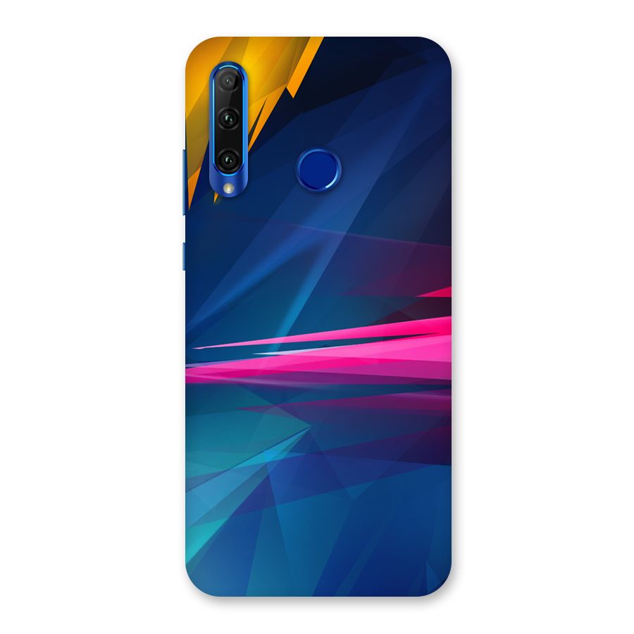 Blue Red Abstract Back Case for Honor 20i