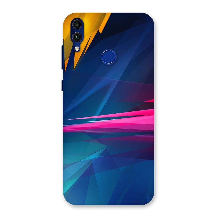 Blue Red Abstract Back Case for Honor 8C