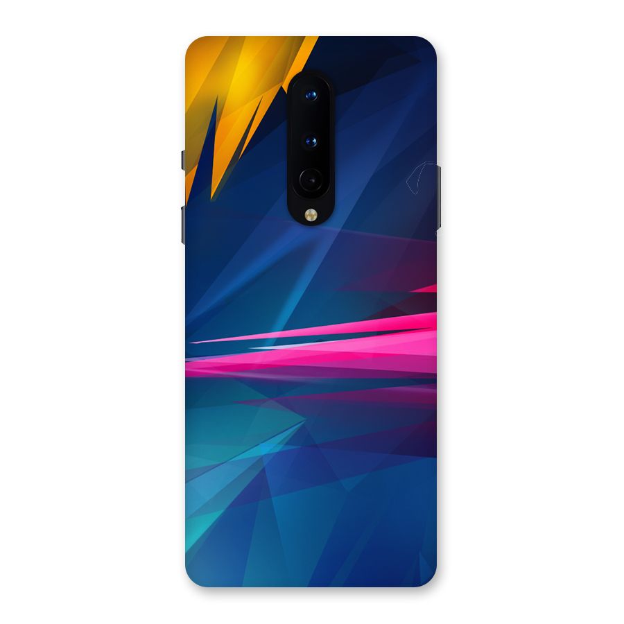 Blue Red Abstract Back Case for OnePlus 8