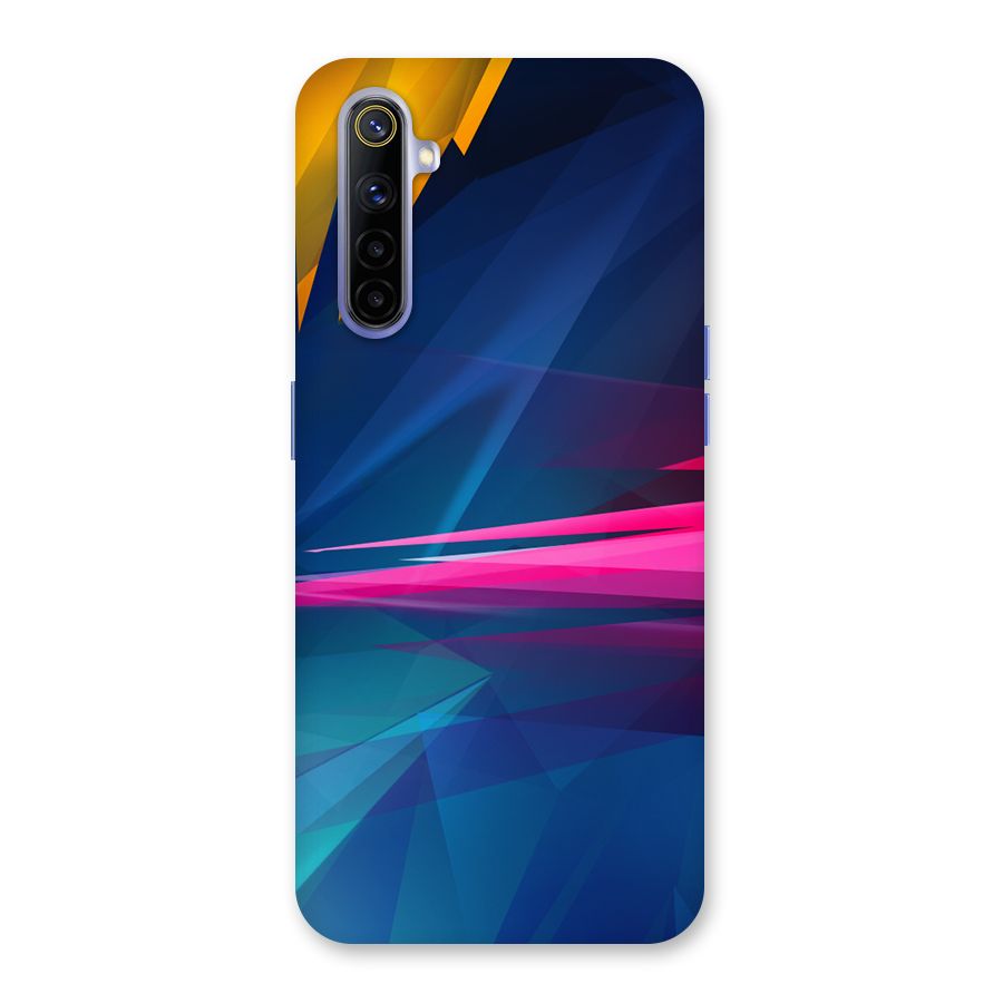 Blue Red Abstract Back Case for Realme 6i