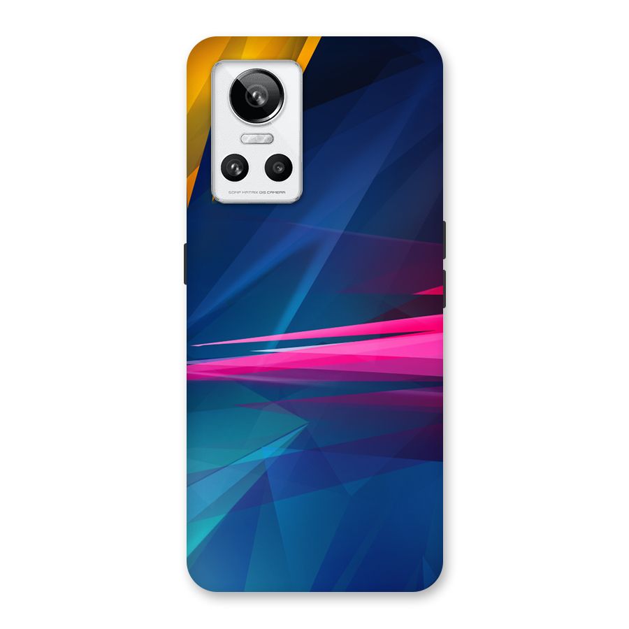 Blue Red Abstract Back Case for Realme GT Neo 3