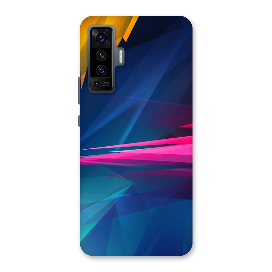 Blue Red Abstract Back Case for Vivo X50