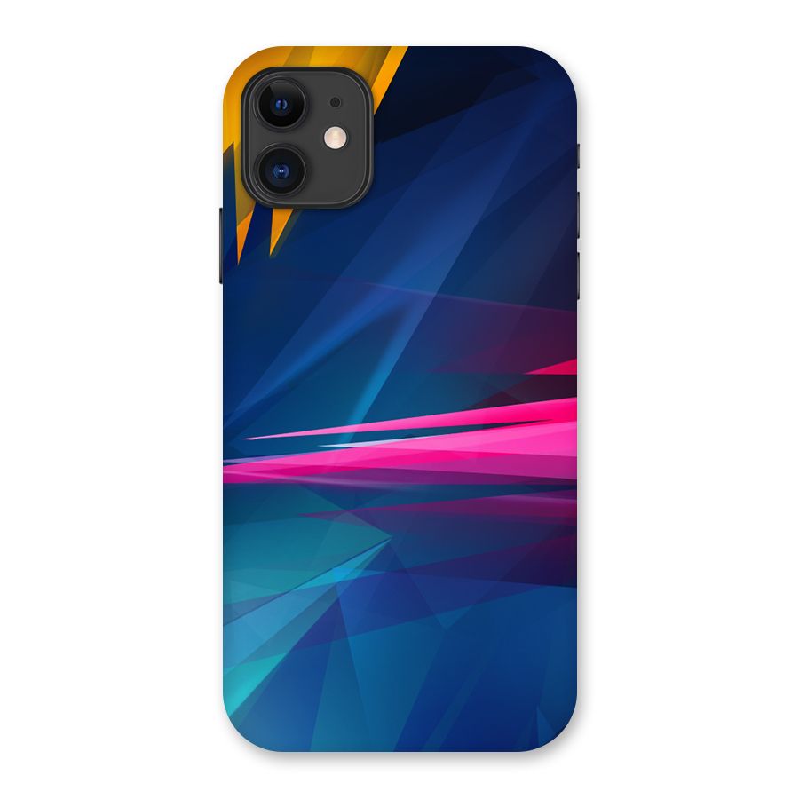 Blue Red Abstract Back Case for iPhone 11