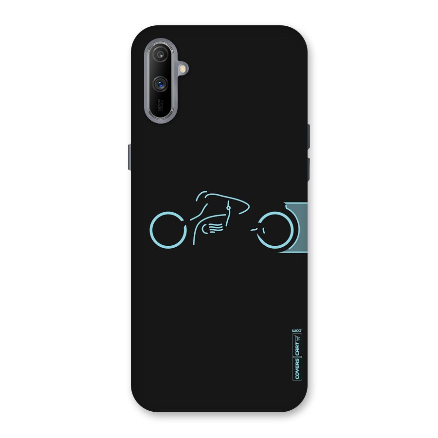 Blue Ride Back Case for Realme C3