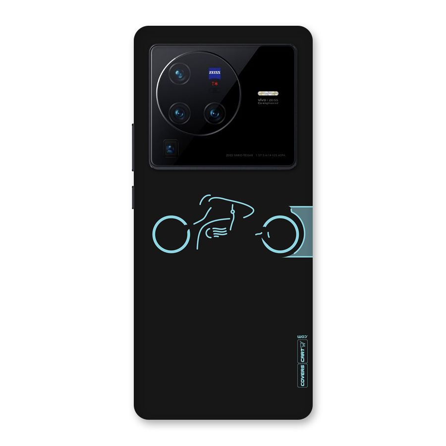 Blue Ride Back Case for Vivo X80 Pro