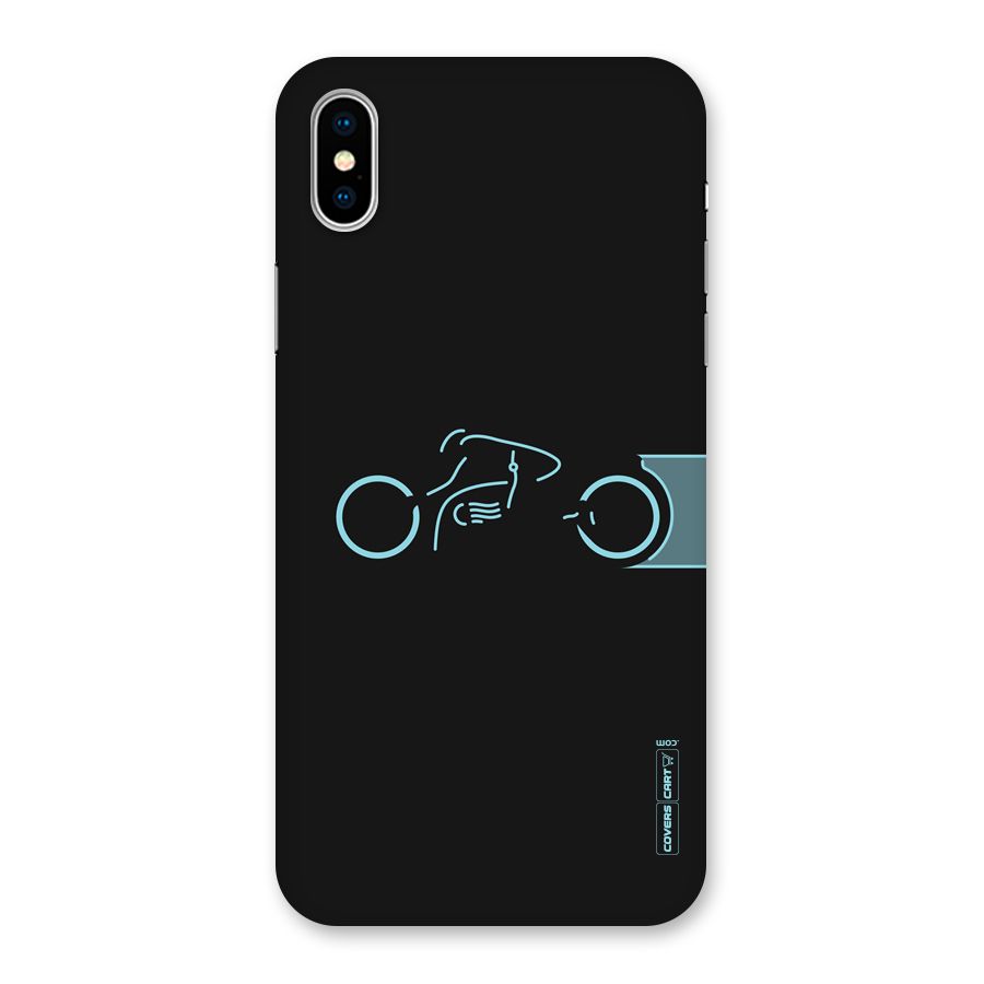 Blue Ride Back Case for iPhone XS