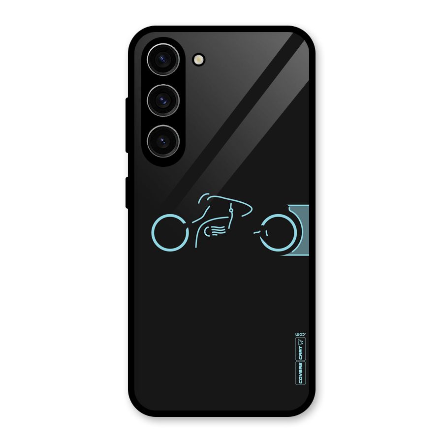 Blue Ride Glass Back Case for Galaxy S23