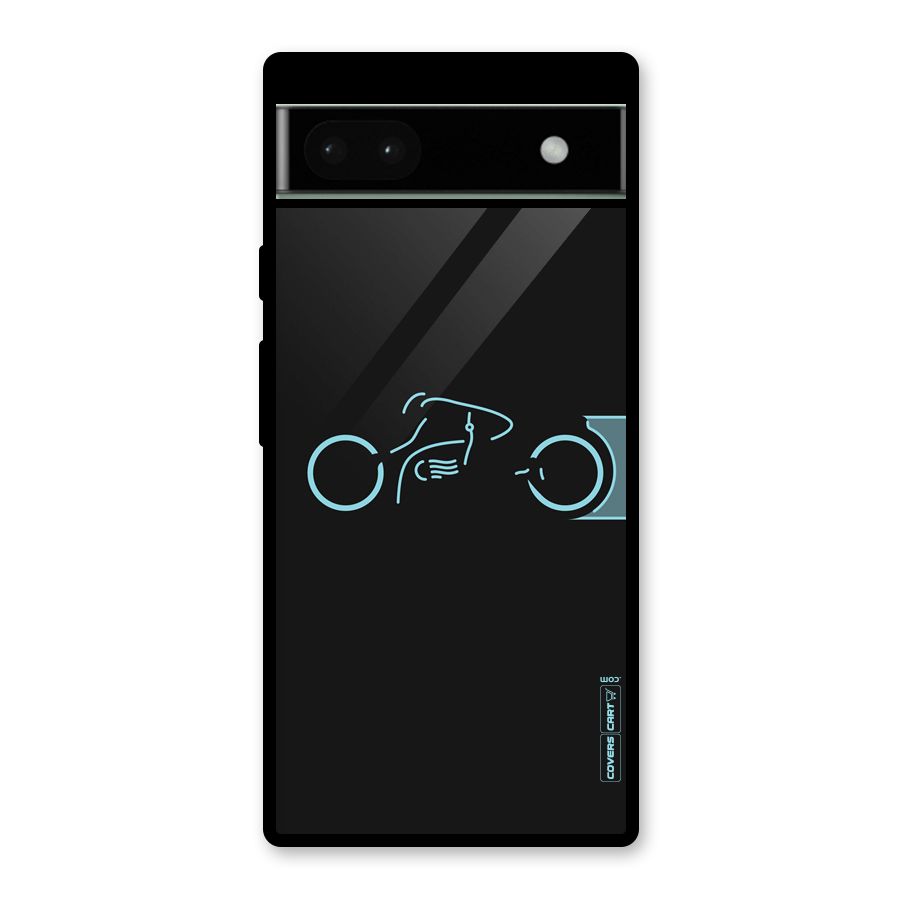 Blue Ride Glass Back Case for Google Pixel 6a