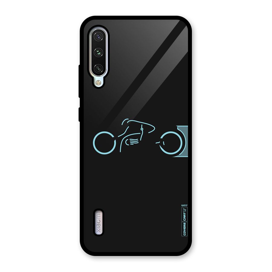Blue Ride Glass Back Case for Mi A3