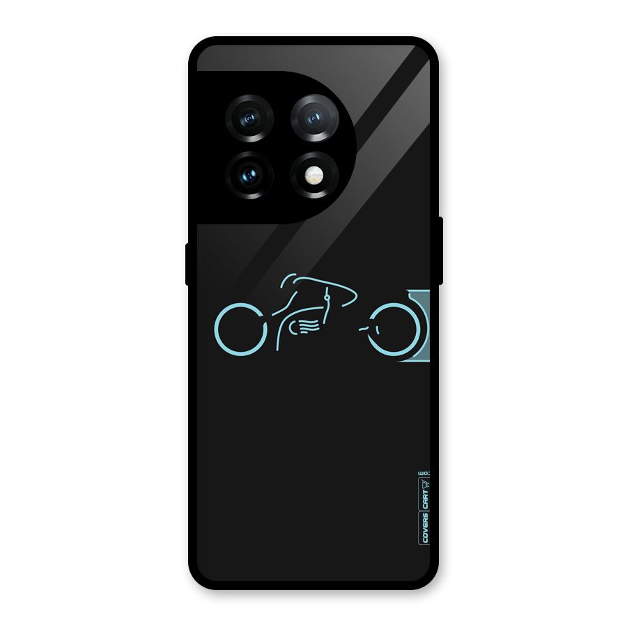 Blue Ride Glass Back Case for OnePlus 11