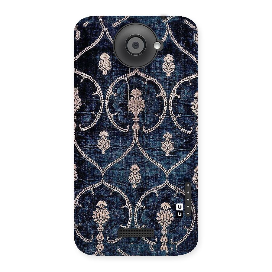 Blue Shade Rug Back Case for HTC One X