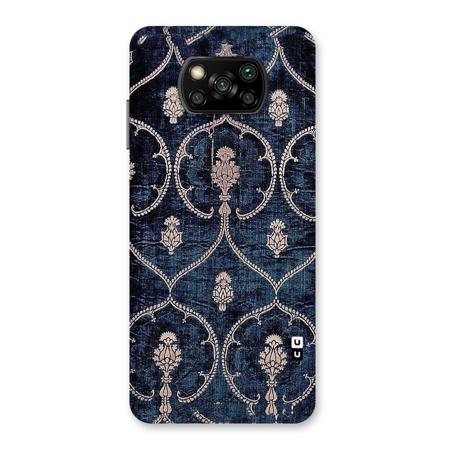 Blue Shade Rug Back Case for Poco X3