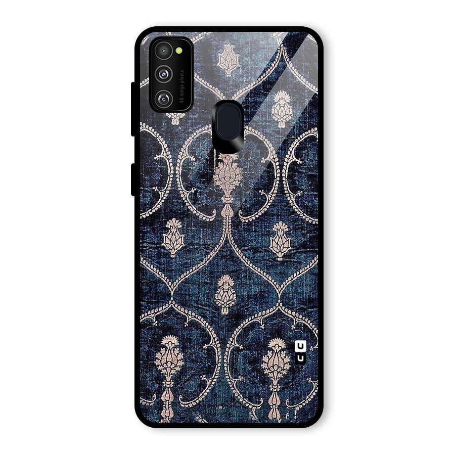 Blue Shade Rug Glass Back Case for Galaxy M30s