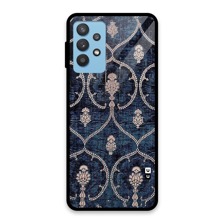 Blue Shade Rug Glass Back Case for Galaxy M32 5G