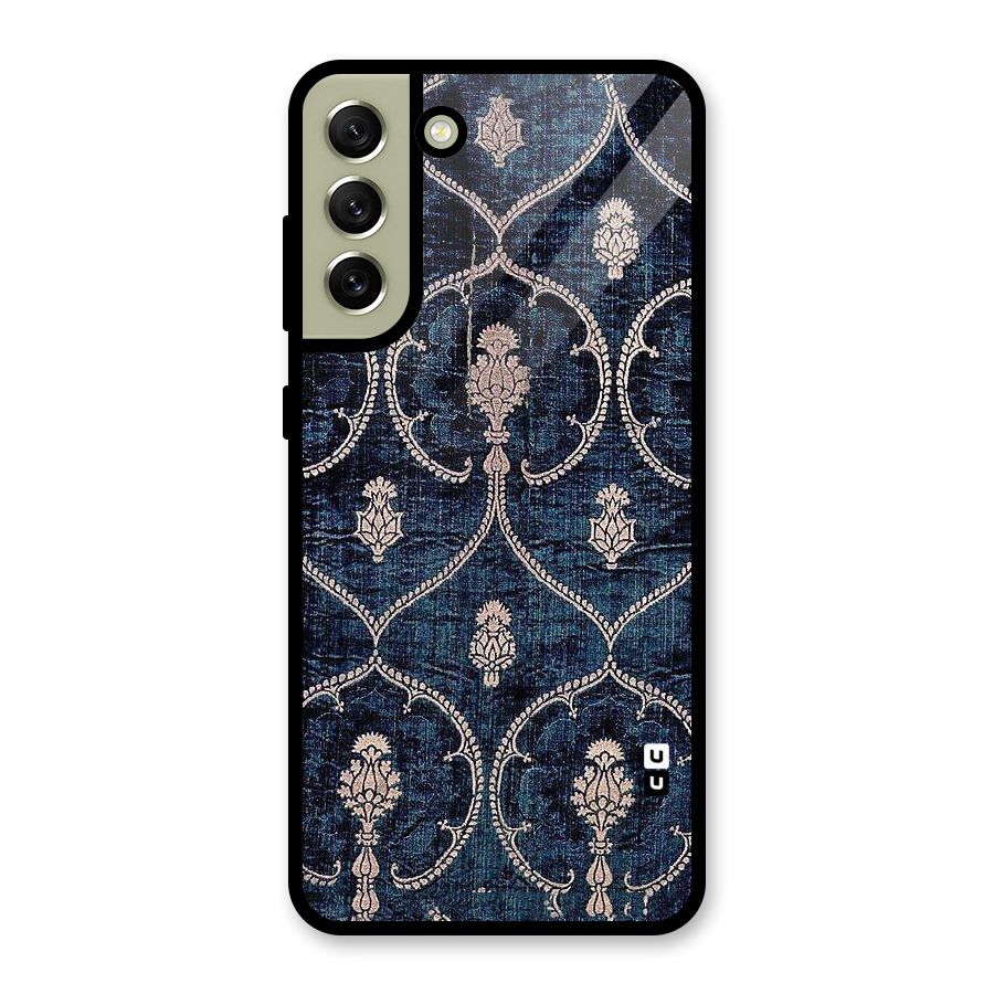 Blue Shade Rug Glass Back Case for Galaxy S21 FE 5G