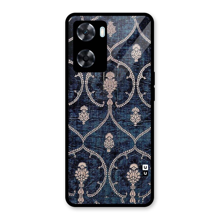 Blue Shade Rug Glass Back Case for Oppo A77