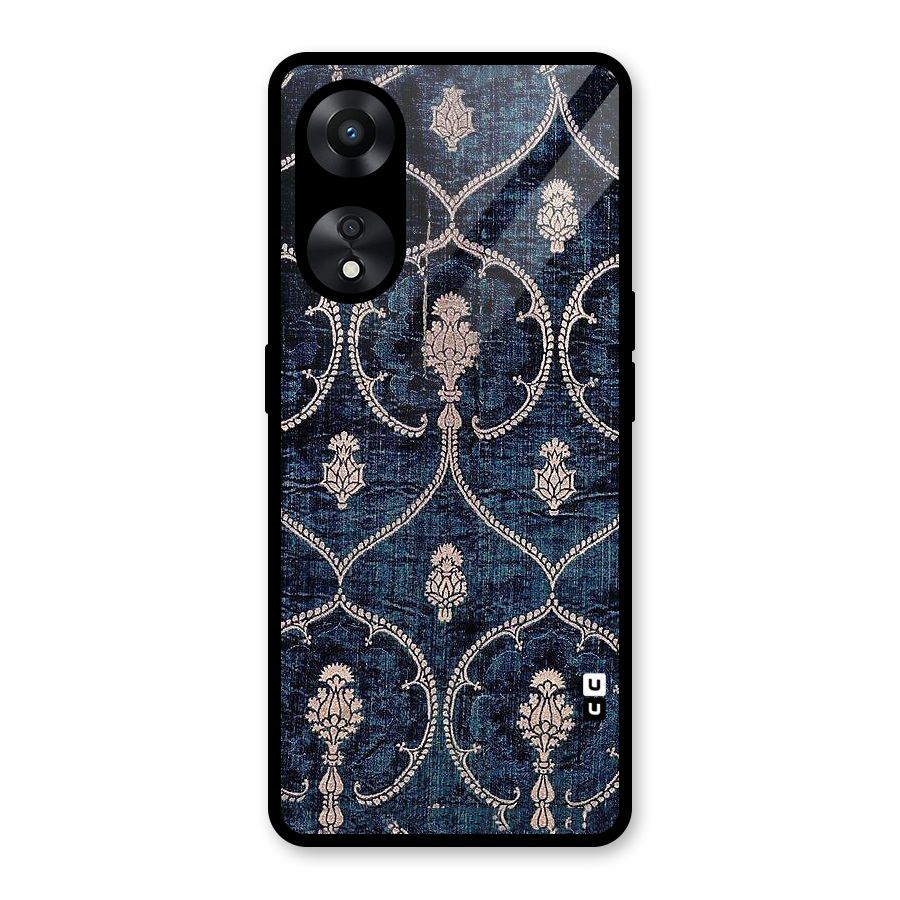 Blue Shade Rug Glass Back Case for Oppo A78