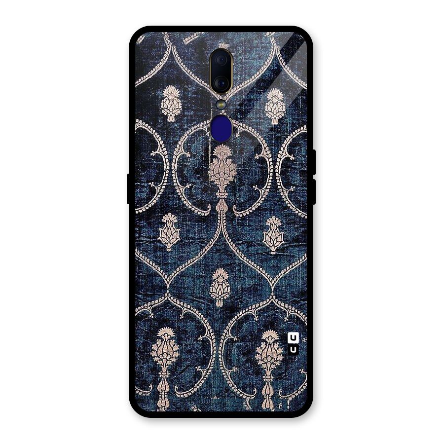 Blue Shade Rug Glass Back Case for Oppo F11
