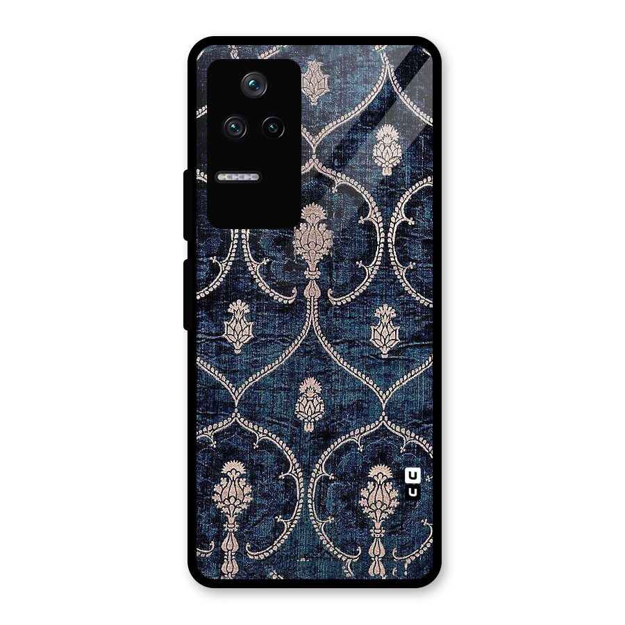 Blue Shade Rug Glass Back Case for Poco F4 5G