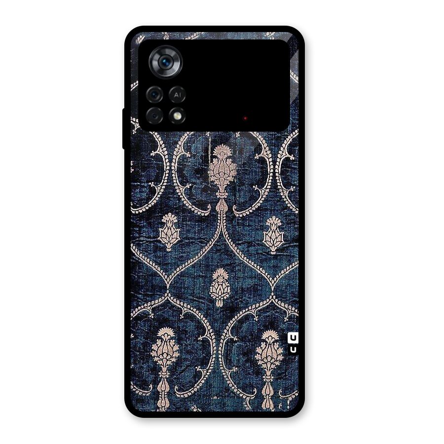 Blue Shade Rug Glass Back Case for Poco X4 Pro 5G