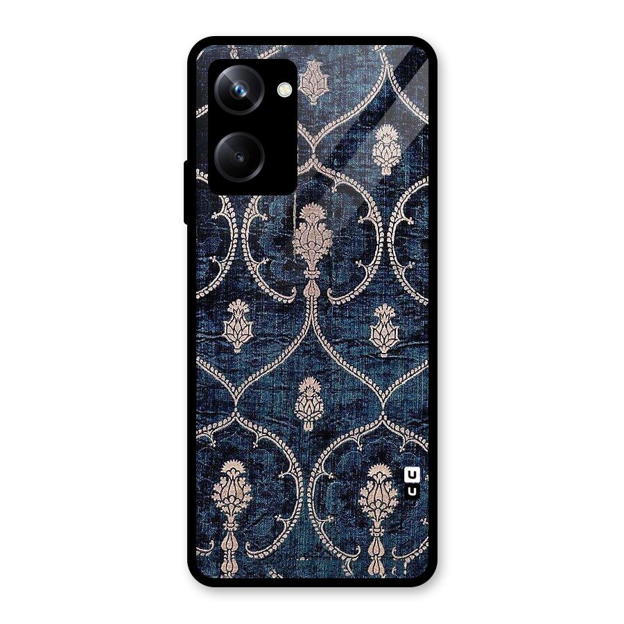 Blue Shade Rug Glass Back Case for Realme 10 Pro