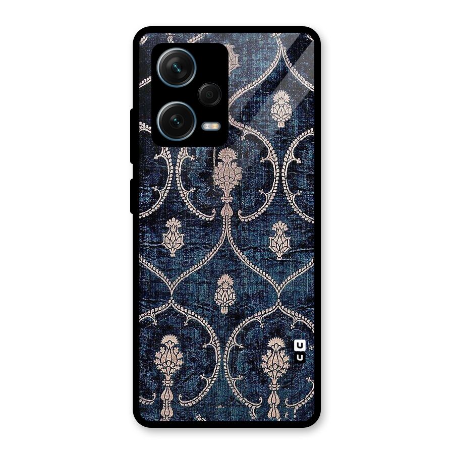 Blue Shade Rug Glass Back Case for Redmi Note 12 Pro Plus 5G
