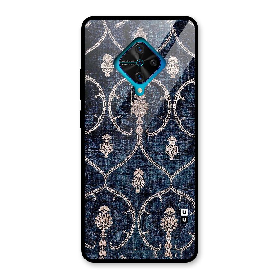 Blue Shade Rug Glass Back Case for Vivo S1 Pro