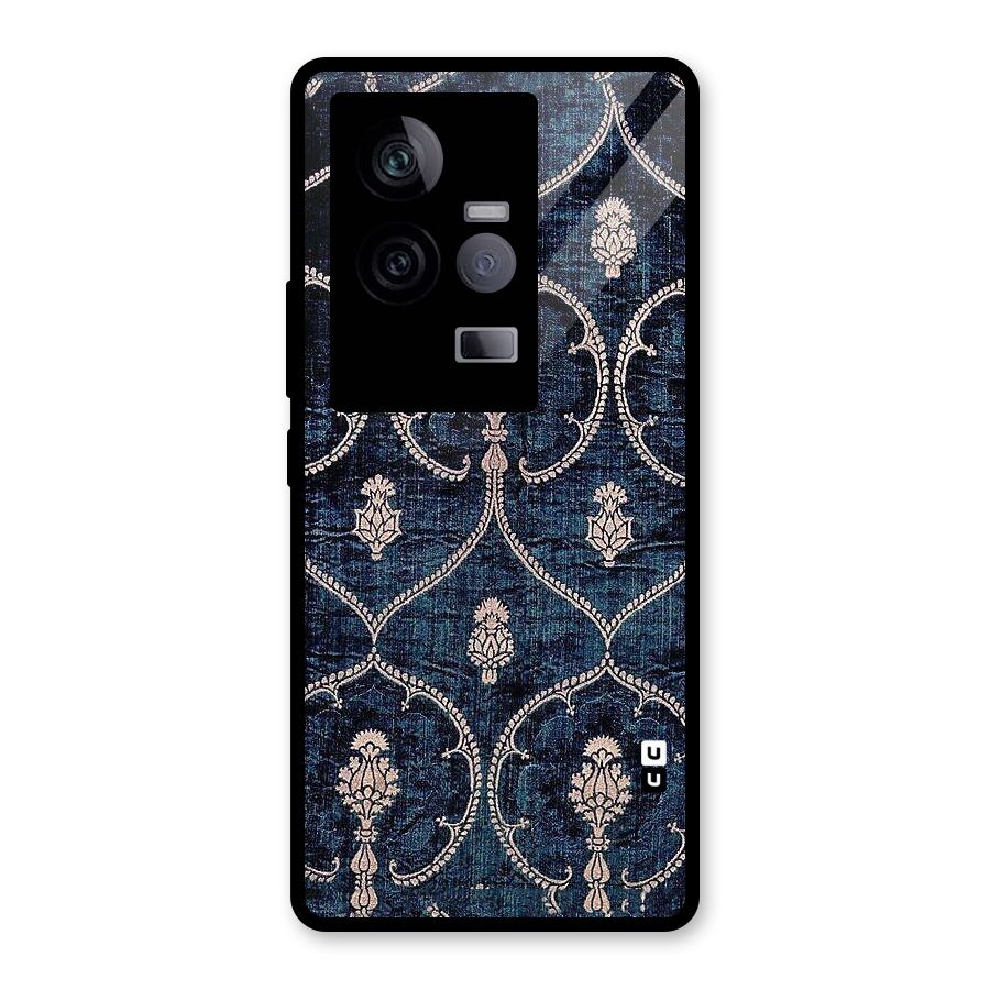 Blue Shade Rug Glass Back Case for Vivo iQOO 11 5G