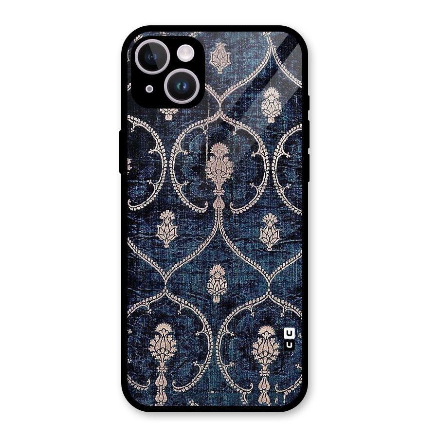 Blue Shade Rug Glass Back Case for iPhone 14 Plus