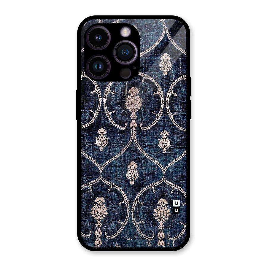 Blue Shade Rug Glass Back Case for iPhone 14 Pro Max