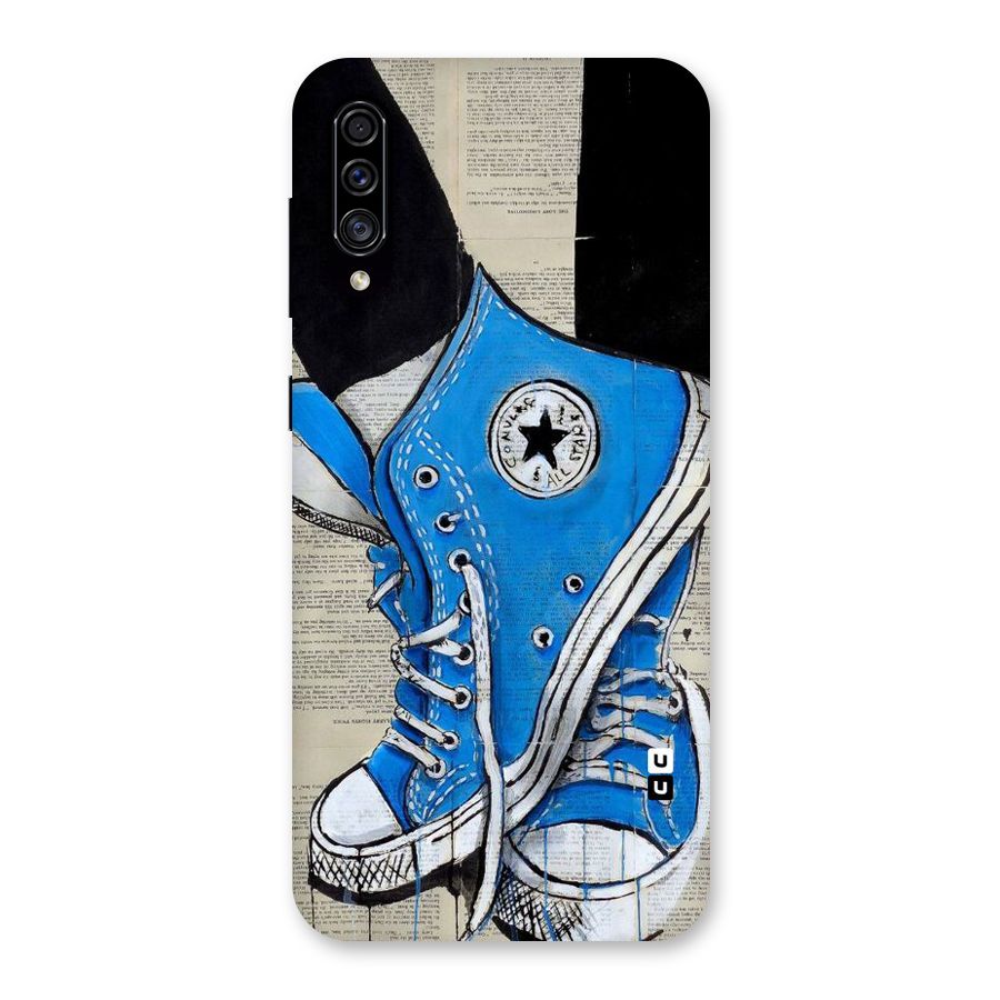 Blue Shoes Back Case for Galaxy A30s