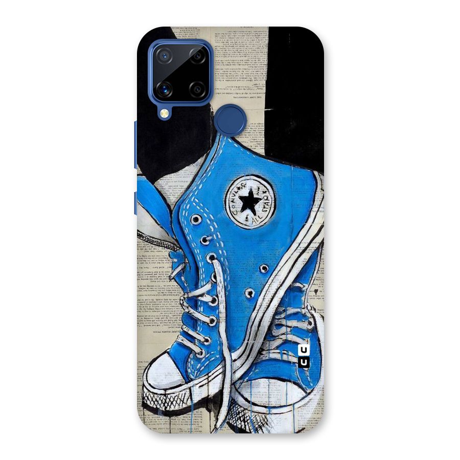 Blue Shoes Back Case for Realme C15