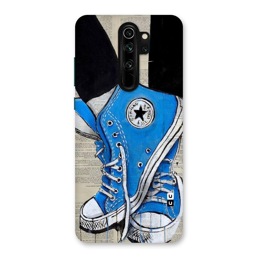 Blue Shoes Back Case for Redmi Note 8 Pro