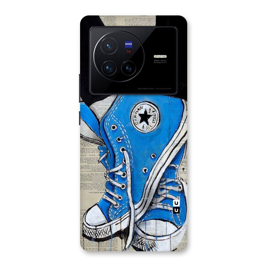 Blue Shoes Back Case for Vivo X80