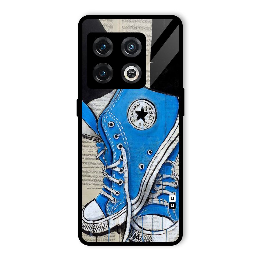 Blue Shoes Glass Back Case for OnePlus 10 Pro 5G