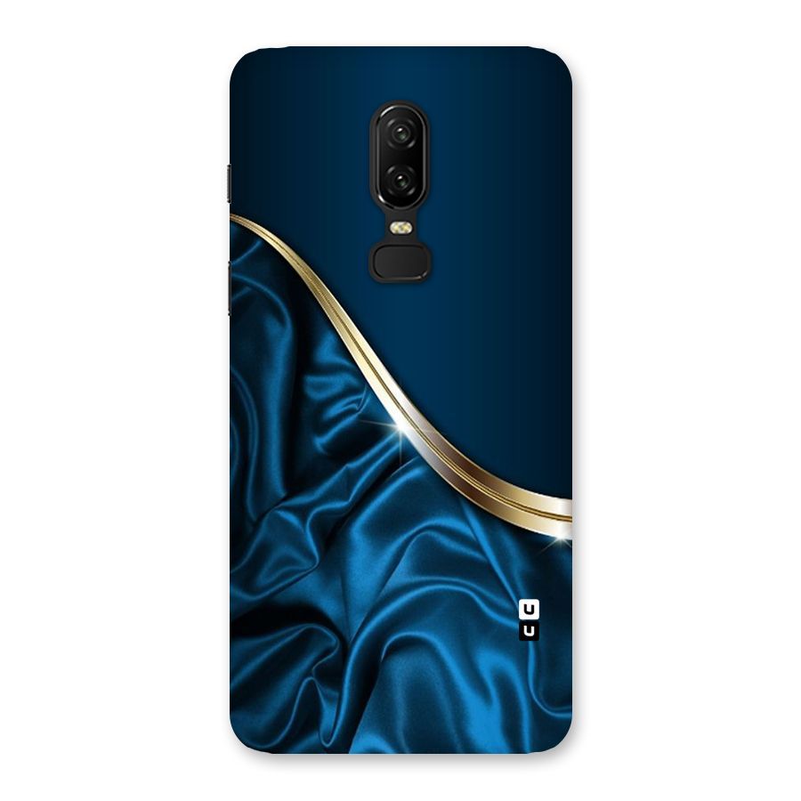 Blue Smooth Flow Back Case for OnePlus 6