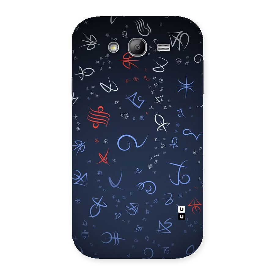 Blue Symbols Back Case for Galaxy Grand Neo