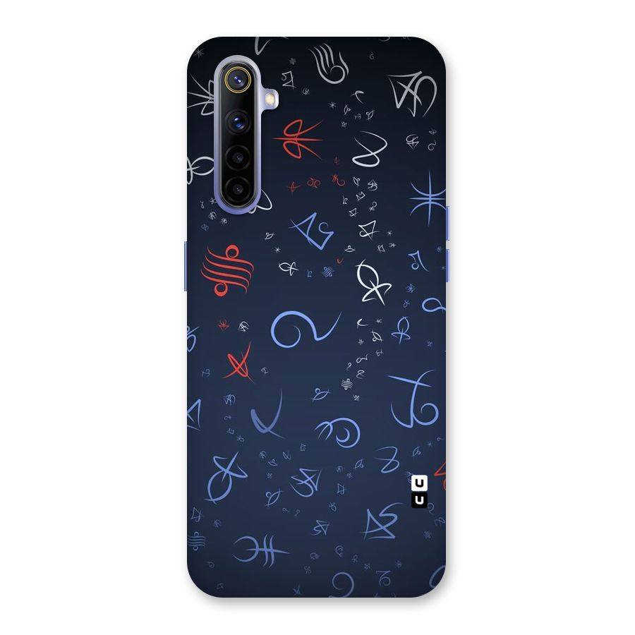 Blue Symbols Back Case for Realme 6i