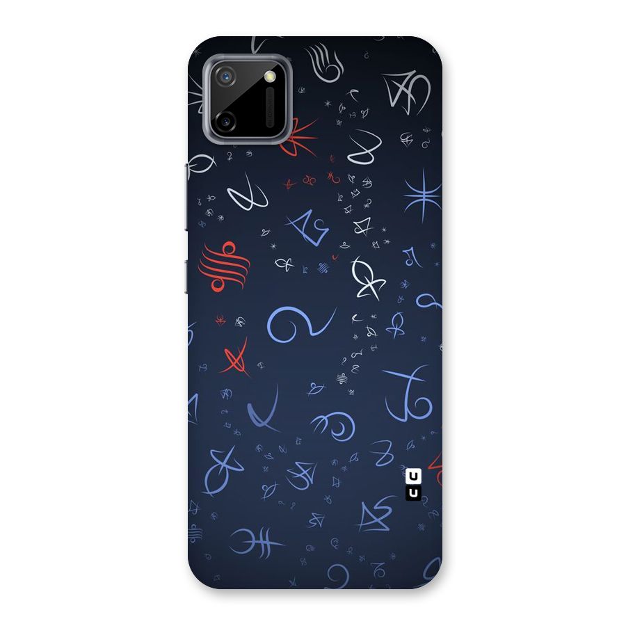 Blue Symbols Back Case for Realme C11