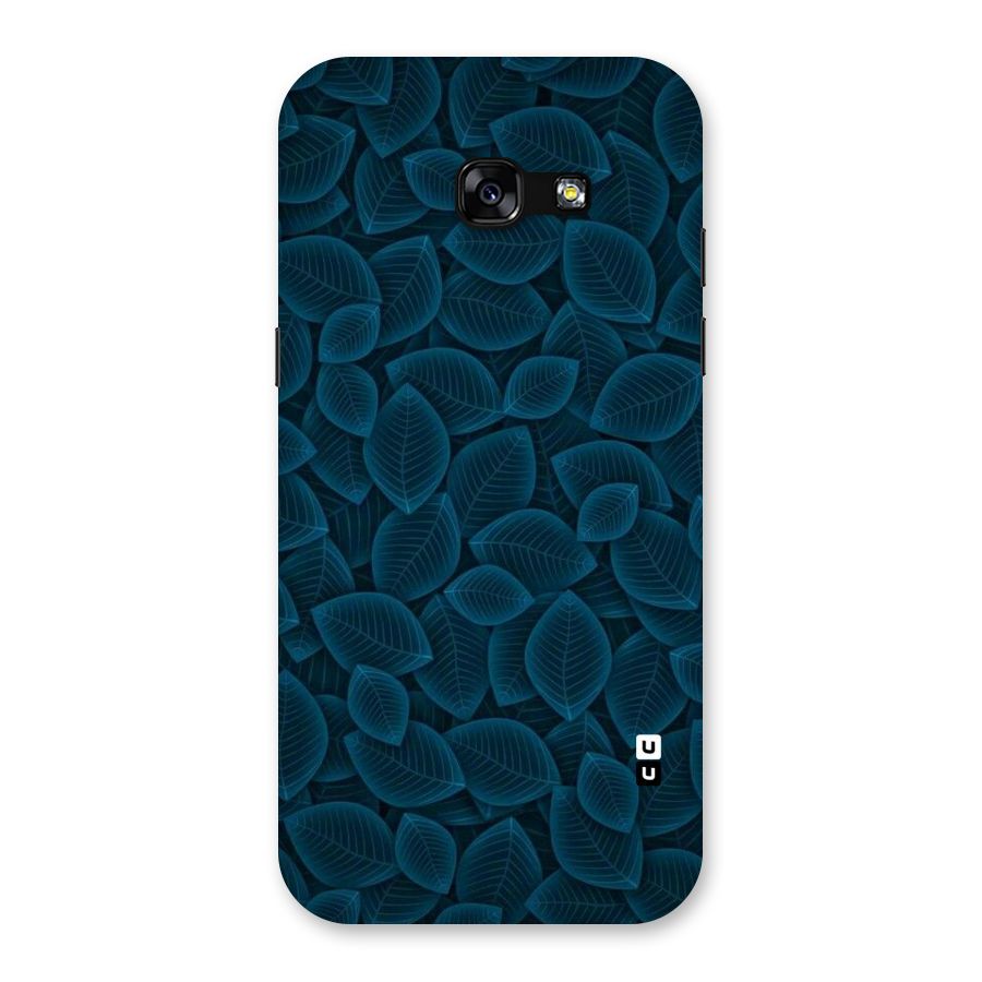 Blue Thin Leaves Back Case for Galaxy A5 2017