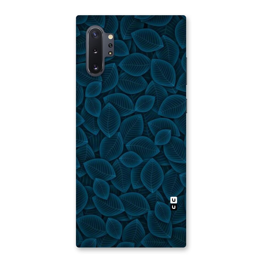 Blue Thin Leaves Back Case for Galaxy Note 10 Plus