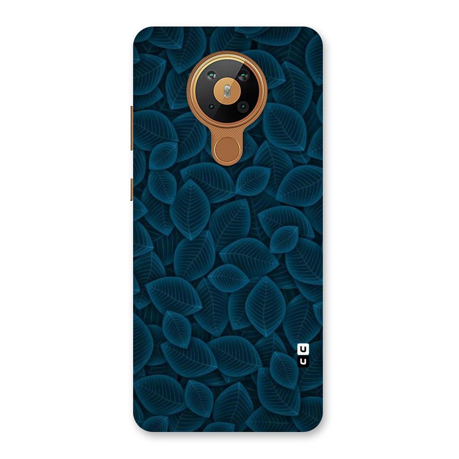 Blue Thin Leaves Back Case for Nokia 5.3