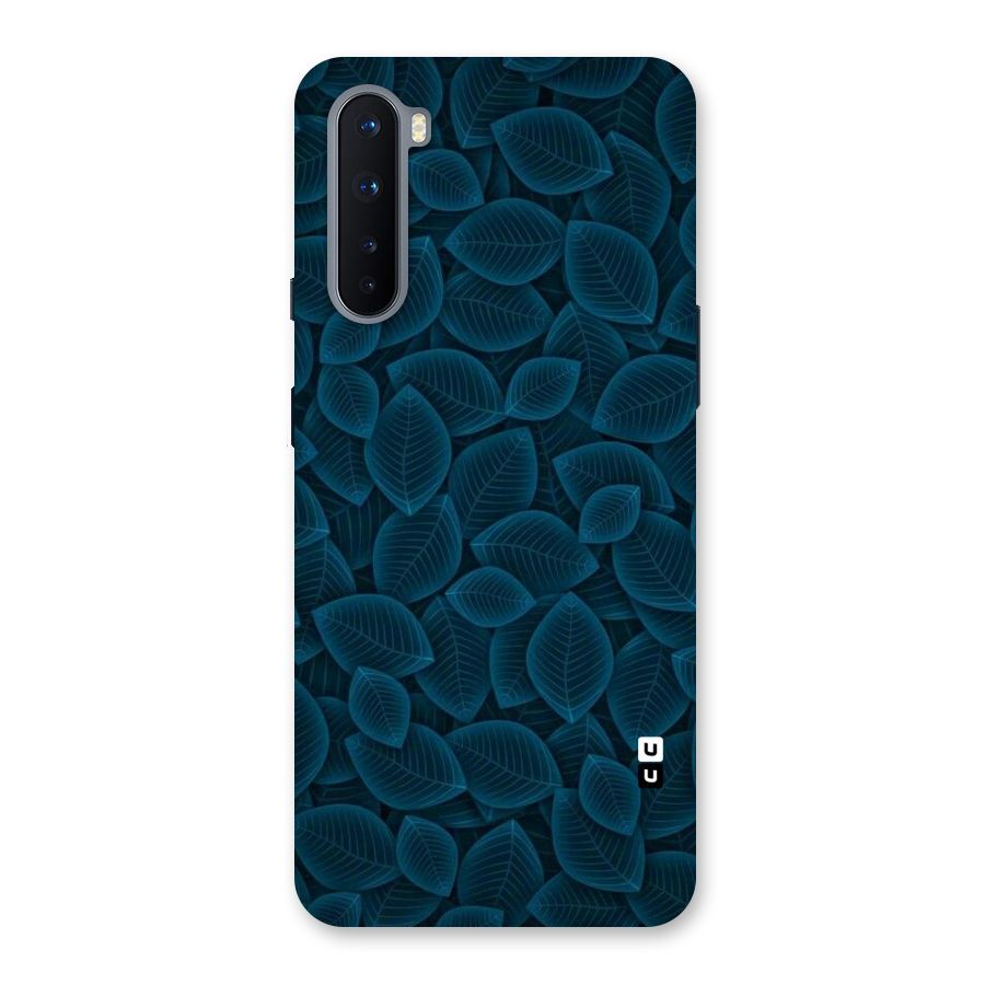 Blue Thin Leaves Back Case for OnePlus Nord
